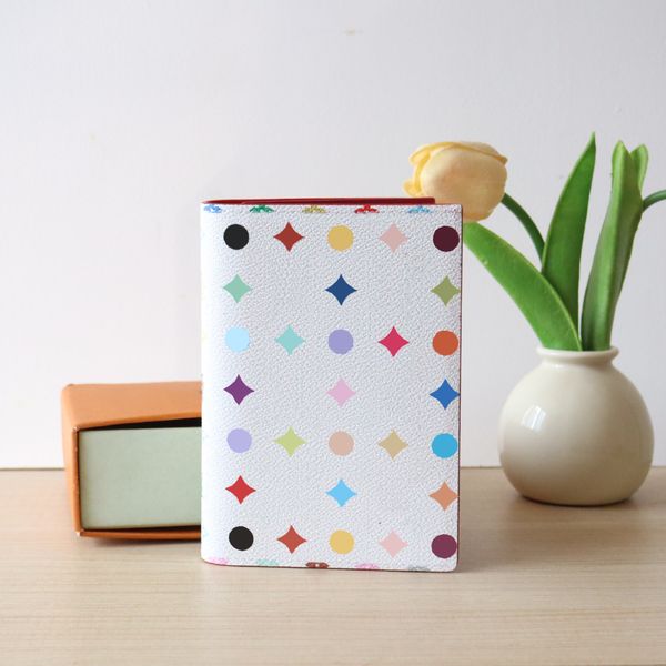 

M13414 Short Wallets Women Passport Holders S Designers Bags Totes Handbag Wallet Purse Card Holder Pouch Travel Messenger Bag With 45678218 Gift Box 14Cm, White