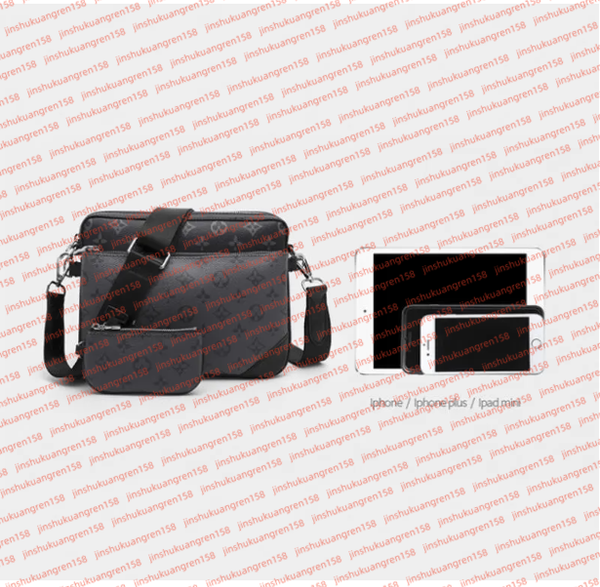 

High Quality Designer bags mens womens POCHETTE TRIO Cross Body Wallets Leather tote bag Patchwork handbag shoulder bags Totes Purse Crossbody Bag with dus2, 19#