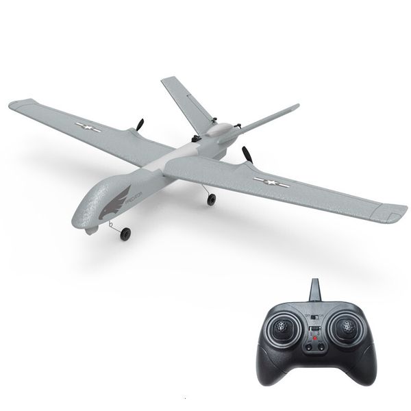 Electric RC Three Channel Glider EPP Foam Assembly Childrens Fixed Wing Aircraft Outdoor Hand Throw Remote Control Airplane Model RQ-4 Global Hawk