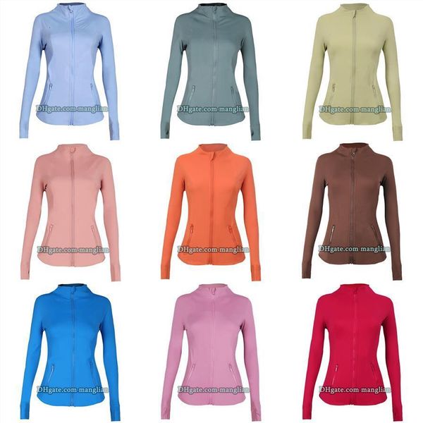 

Women Yoga Jacket Line Decoration Activewear Quick-Dry Stylish Fitness Sweatshirt Workout and Jogging Solid Color Sports Gym Coat Breathable Comfortable Jacket, Army green