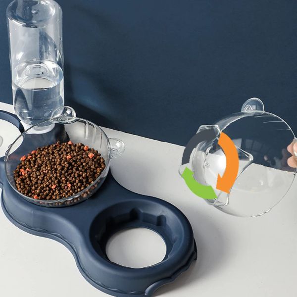 473048 Equipped with energy recovery function, the kinetic energy generated by cats touching the bowl can be converted into electrical energy for use