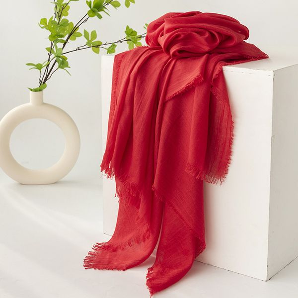 

1-461 Thickened, gentle and warm Christmas scarf for women in winter