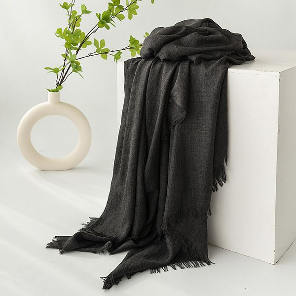 

1-469 Pure wool scarf for women autumn and winter new Korean style high-grade blue and red