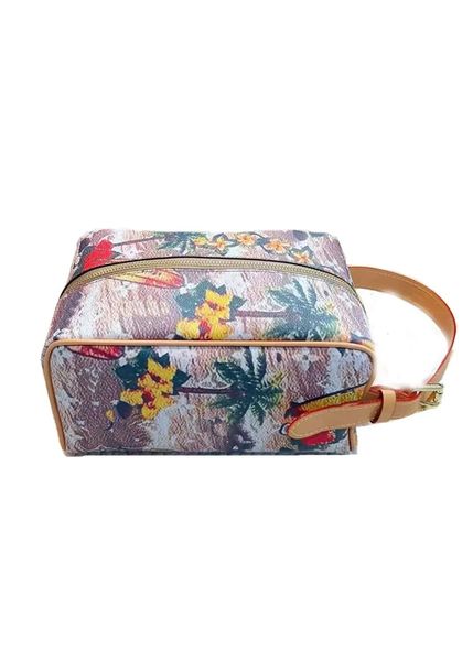 

Lady Cosmetic Bags Fashion Makeup Women toiletry Bag Designers Toiletry Travel Pouch Ladies Purses High Quality ., Yellow