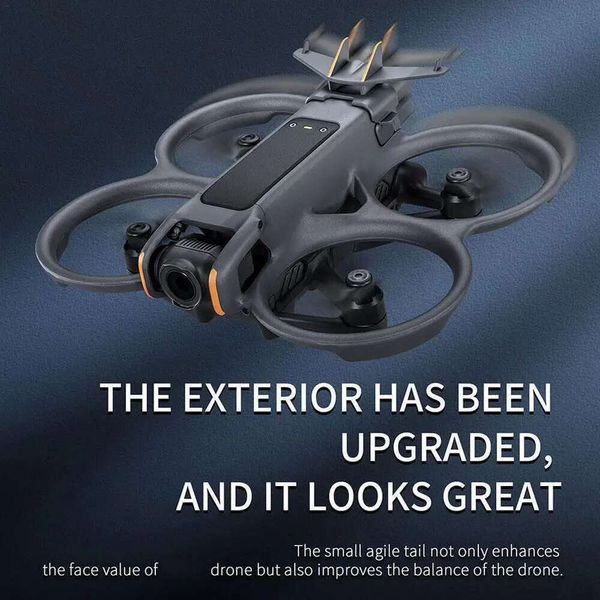 For DJI Avata 2 Drone Flight Tail Eeduce Drag Quick-release Rear Wing Battery Anti-Release Buckle Accessories