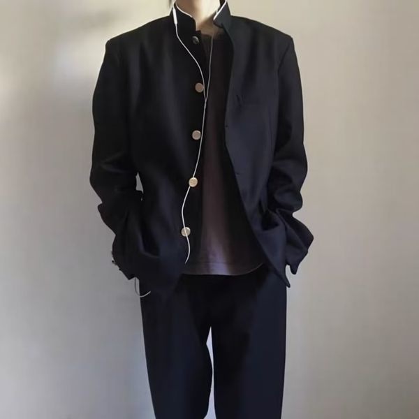S115Japanese-Style Tang Zhongshan Outfit for School Recitals and Cultural Events