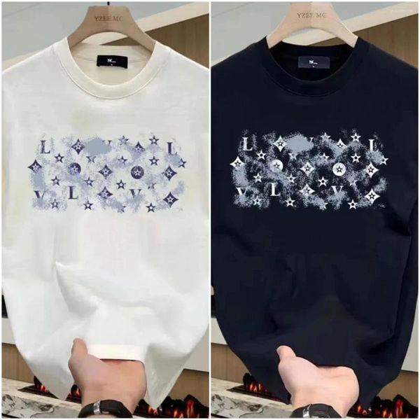

Men's T Shirts 2025 Summer Men Tops Shirt Women Cotton Hip HopCasual Streetwear Fashion Brand Print Man Clothing Tees Short Sleeve, A1