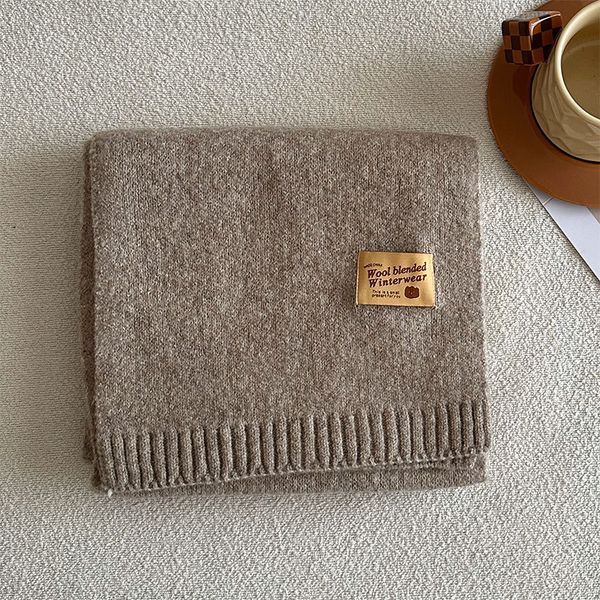 

10832 Versatile cold-proof couple student soft scarf shawl