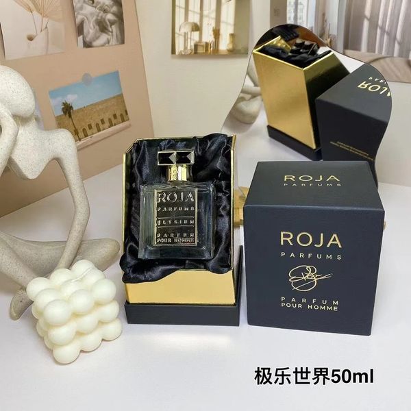 

Roja Cologne For Mens Women 50ml 100ml Good Smell Perfume Women Parfum Long Lasting Time Fragrance Body Spary Incense High Quality
