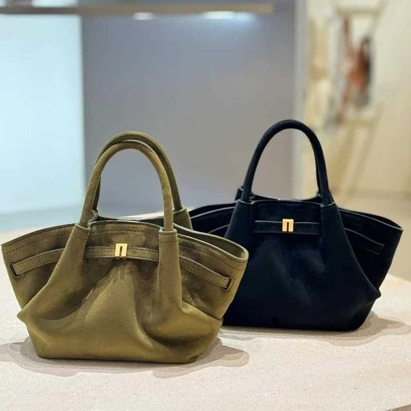 

New Arrival Fashion Suede Trapeze For Designer Women Handbags Large Tote Bag Trend Autumn And Winter Shoulder Bags Z250118 724 122, Black