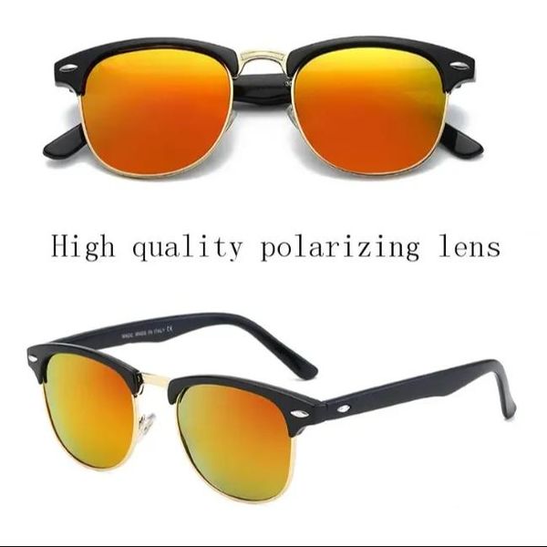 

Designer Sunglasses for Women Men Polarized Adumbral Goggle UV400 Eyewear Classiceyeglasses Male Sun Glasses Metal Frame With Box