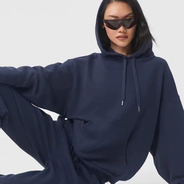 

Yoga Hoodies and Sweatpants Oversized Sweatshirts 3D Logo Loose Men's and women's casual sportswear Set Casual hoodie Long sleeve Workouts Top Fitness Workout, Grey sweatshirt