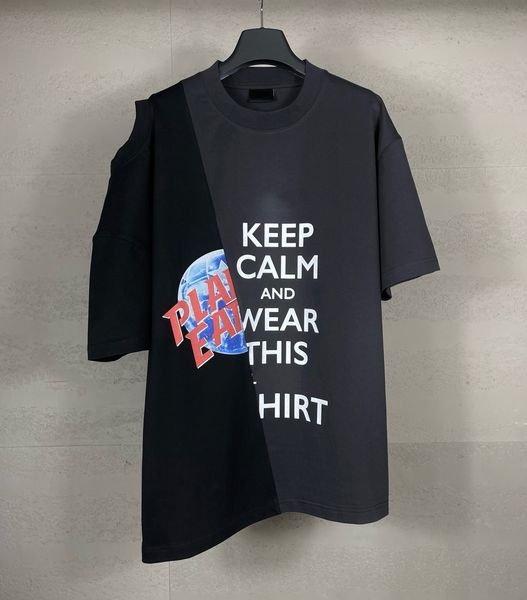 Men's Plus Tees & Polos Round neck embroidered and printed polar style summer wear with street pure cotton de3