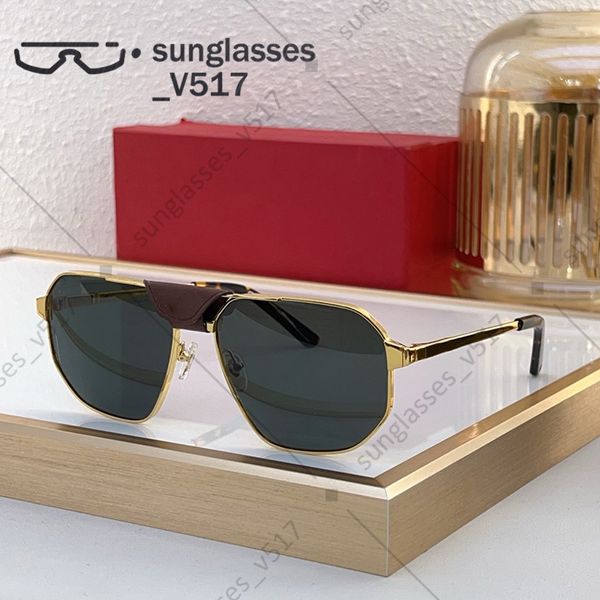 

sunglasses for women sunglasses men glasses designers European and American fashion Leather buckle design metal sunglasses UV400 Full frame goggles Classic