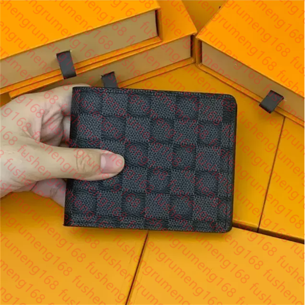 

2024 High quality Designers Luxury Genuine Leather Wallets Fashion Designer Wallets Retro Handbag For Men Classic Card Holders Coin Purse FamousL, 6#