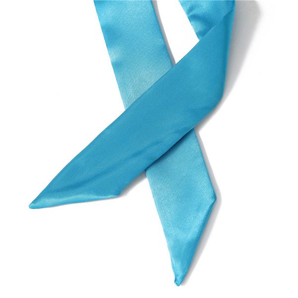 

1-556 Women's Small Square Scarf - Solid Color Accessory