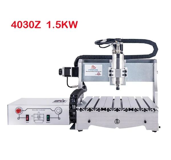 

Newest LY CNC Engraving Machine 3 Axis 4 Axis 4030Z 1.5KW Mini CNC Wood Router Engraver Upgrade 1.5KW Wood Carving Milling Machine