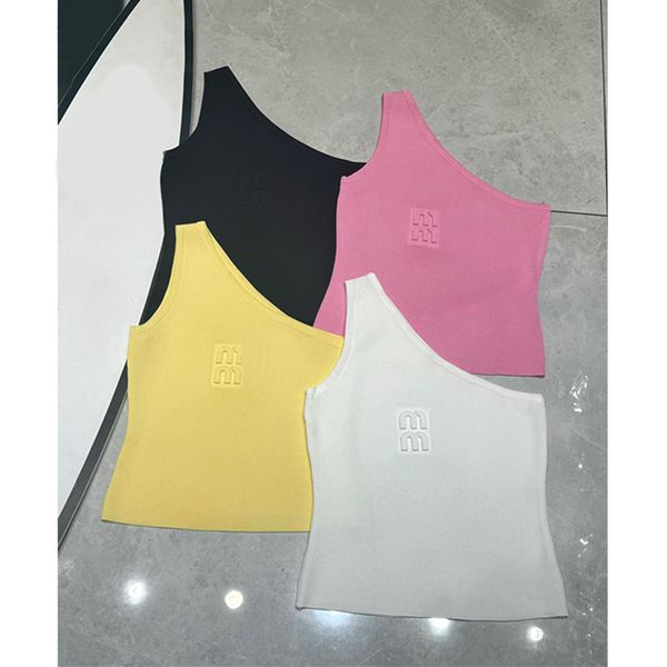 

summer womens tanks top sexy new styles designer tank top women designer luxury vest sleeveless cotton knitted sleeveless vocation, White