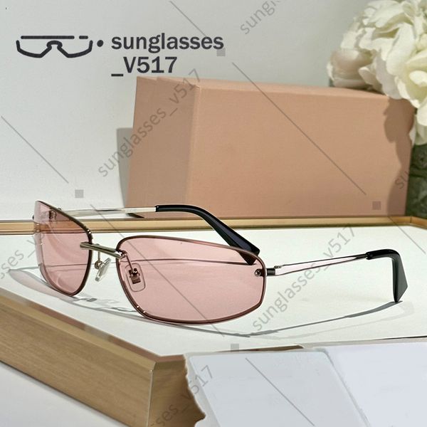 

designer sunglasses women sunglasses oval glasses sunglasses men European and American fashion rimless Metal frame Suitable for all kinds of wear goggles