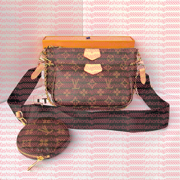

With Box s Designer Tote Bags Women Crossbody Genuine Leather Purse Fashion Flower Lady 3 Multi FELICIE POCHETTE Chain Shoulder Bag ladies Handbag Wallet, Light green