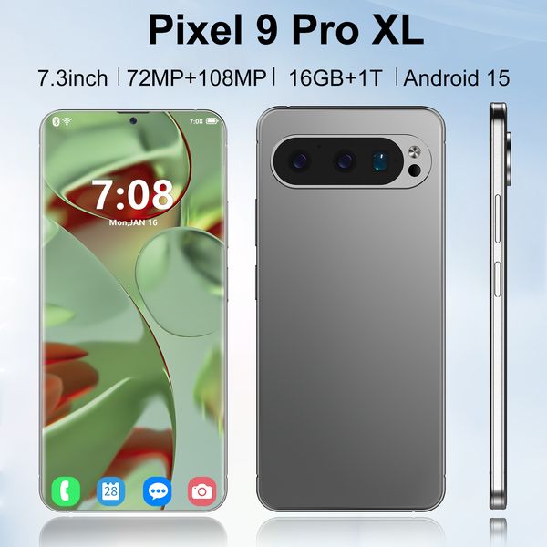 Global Version Pixel 9 Pro XL Cellphone 5G 7 3 HD Smartphone 5g 8800mAh 10core 108MP Android 14 Mobile Phone Unlocked Celulares