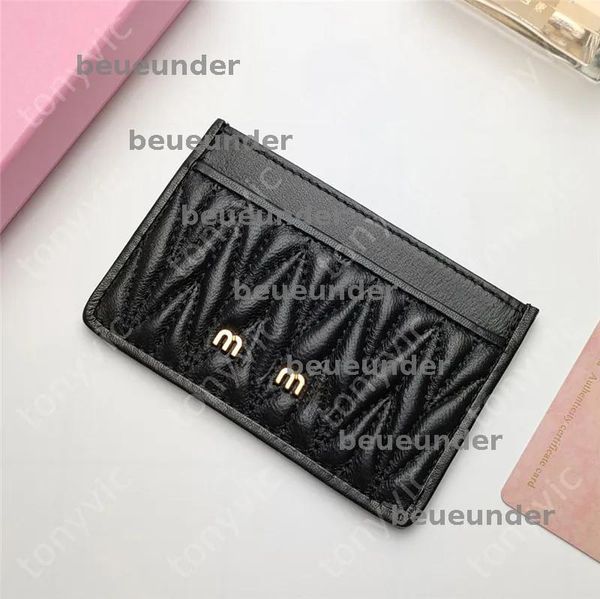 

Fashion Card Wallets Designer Card Holder Luxury Purse Mini Cardholder Wallet Designers Women Wallets Key Pocket Interior Slot With Box 24812BF, Pink