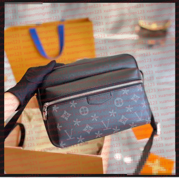 

Mens trio outdoor sports Messenger Shoulder Womens flap cross bodys Hobo tote Evening bag Designer Genuine leather, Blue