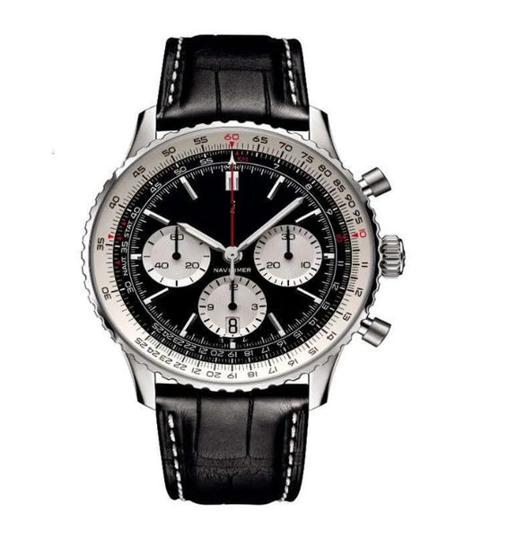 Luxury Watch Watch Designer Automatic Trade Men's 6-Pin Second Running Stainless Steel Quartz Manufacturer Auto 6 Hands Watches Gifts Designer Watch