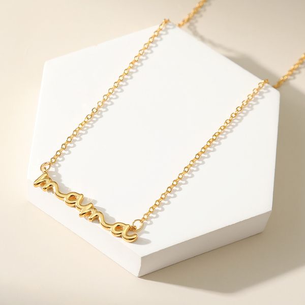 

Mother's Day Zircon Necklace Genuine Gold Plated Color Preserving Classic O-Chain Versatile MOM Gift Elegant Versatile Neck Chain
