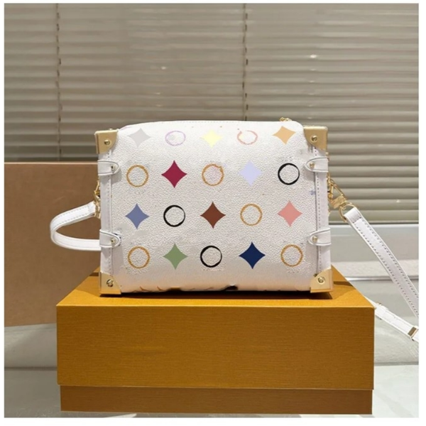 

Colorfl Trunk Totes Luxurys Designers Bags Handbag Croissant Wallets Bag Messenger Purse pouch Messenger Bag 23CM, T3