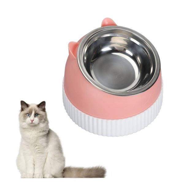 147900 Silicone cat bowls have strong anti-slip properties and strong friction, which can effectively prevent cats from knocking over the bowl when eating