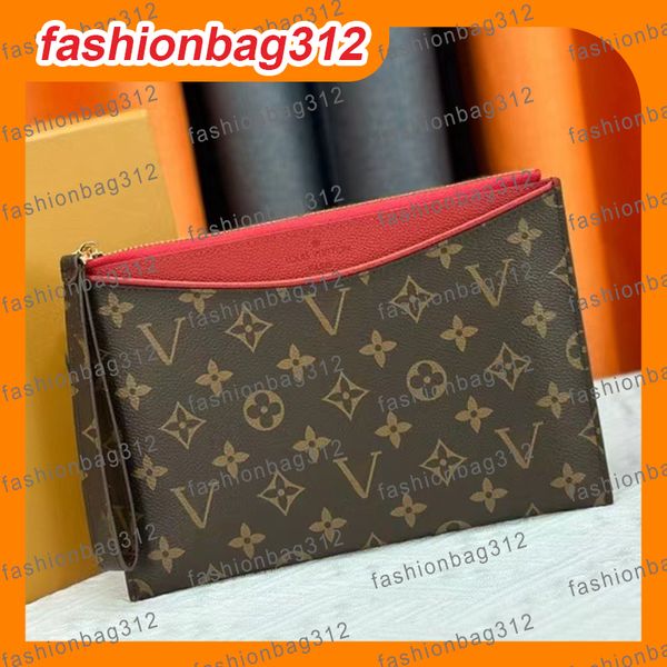 

designer wallet handbag luxury Bags high quality zippered card holder monogram clutch bag Checkbook credit card slot passport holde genuine leather wallets, #2