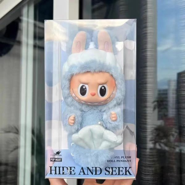 Plush Dolls PopMart Zimomo 17cm Cloud Angel Face Vinyl Doll Labubu Animated Character Model Series Decorative Girl Toy Gift #y25