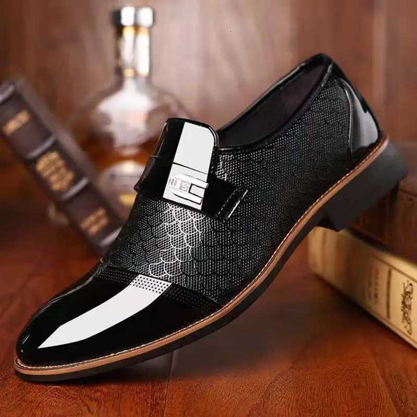 Wedding Business Dress Nighlubs Oxfords Breathable Working Lace Up Shoes New Fi Mens Leather Shoes XJ250801