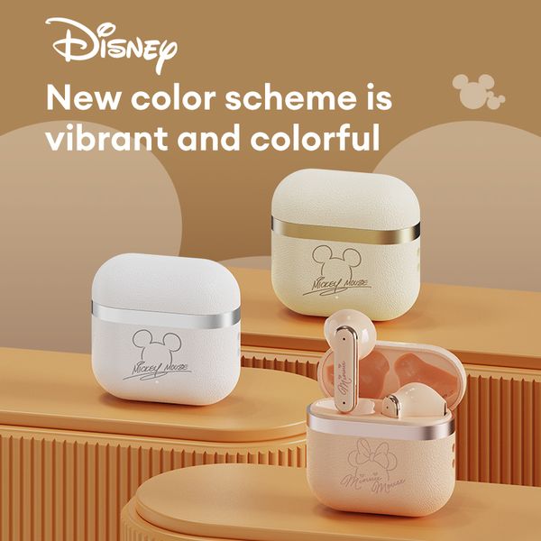 Disney Bluetooth Earphones TWS Long Battery Life Semi-In-Ear Headset QS-T47 Hi-Fi Sound Quality Music Sports Earbuds