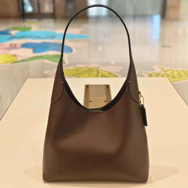

Brooklyn Shoulder Bag Hobo Designer bag 28 Bags 39 Luxury Women Genuine Leather Handbag High quality Shoulder Tote Underarm Purse Large Capacity Cross body Beach bag, #5-28cm