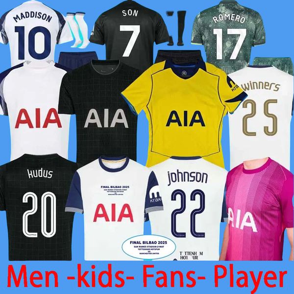 

24 25  SON Soccer Jerseys 2025 2026 Football shirt VAN DE VEN KULUSEVSKI MADDISON VICARIO Johnson GRAY BERGVALL final Winners TEL KUDUS THFC x Stray Limited Edition, 25/26 3rd adult epl player