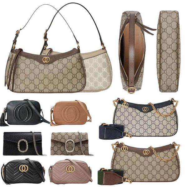 Designer bag Women's Armpits Bag Classic Brown Wallet Shoulder bag Date Code Handbag Purse Shoulder Printing Cross body Messenger Luxurys Designers Mini Armpit Bag
