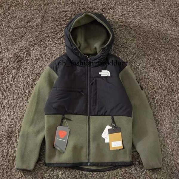 

Men The Norrh Polar Jacket Designer Fleece the Hooded Jacket Leisure Thickened Collar Cotton Cardigan Fashion Outdoor Sport Windbreaker Warm Coat Top d12 a8e, Black1