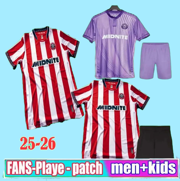 

Size S-4XL Sheffields 25 26 Soccer Jerseys Third home away 2025 BREWSTER MOORE Uniteds Football Shirt Uniforms Men Kids Kits0011, Multi
