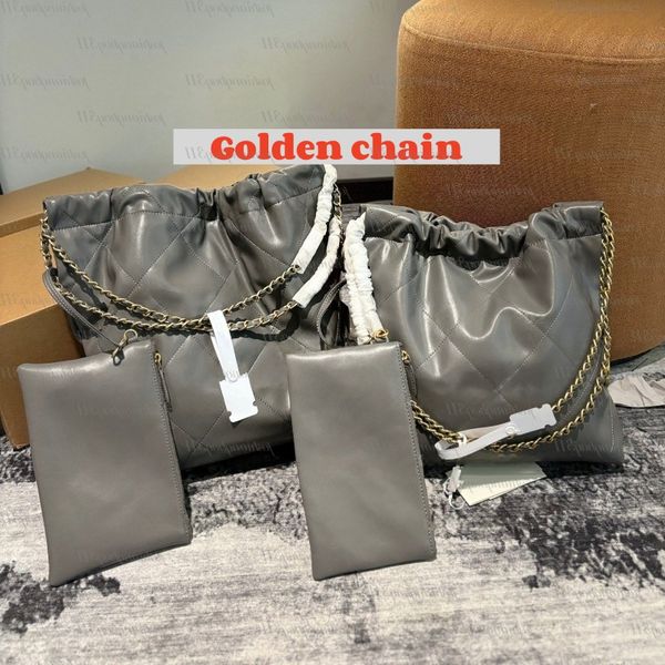 

Grey Luxury Bag designer bag shoulder bag crossbody bags handbag womenTote Bags Drawstring Bag Leather Large capacity Tote bag for women sac de luxe vanity bag, Color11