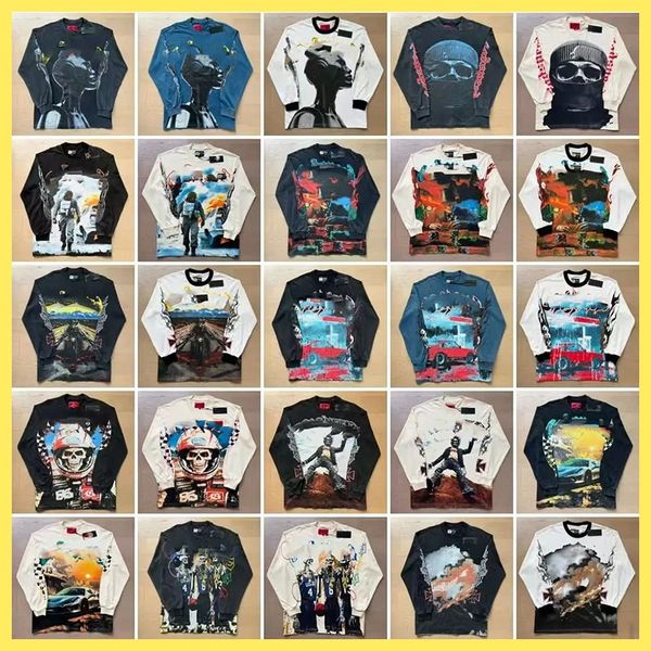 

Godspeeds Hoodie godspeeds shirt mens hoodiet clothe graphic hooide hipster fabric cotton Street colorful Letter foil all print Vintage washed black tee us size S, Color5