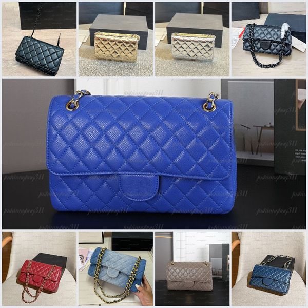 

Designer bags Luxury Bag sling bag Classic Flap Leather Handbags Chain bag Shoulder Bag Cross Body bags sac de luxeleather small square bag women's crossbody bag, Blue