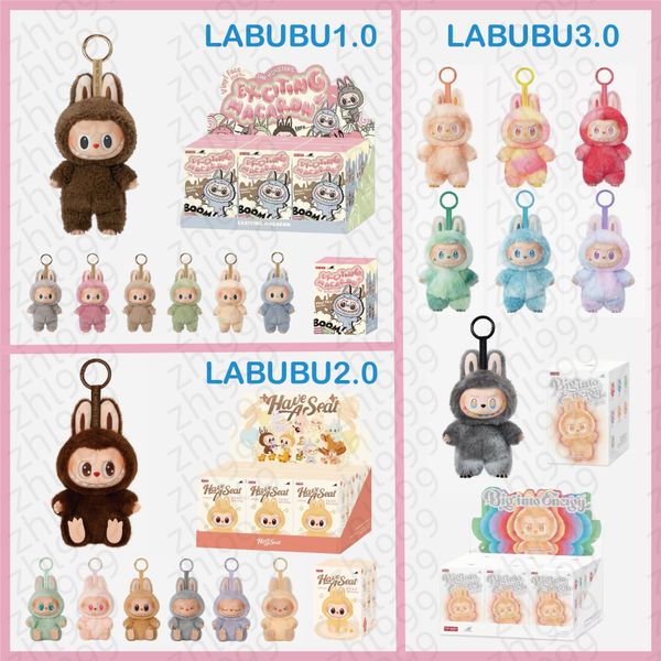 

Labubu cute plush doll, blind box toy V1 V2 V3 series - a surprise with super popular dolls of forest fairies, V3-loyalty
