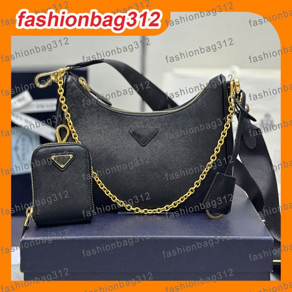 

Luxury crossbody bags designer women's bags stylish chain underarm bags classic women's shoulder bags single-shoulder bags hand-held moon bags handbags, #2