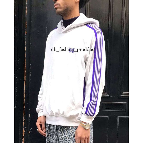 

Designer superme Needle Men' hoodie designer hoodie super American street fashion brand letter Needles embroidery hoodie men' pure cotton plus size sweat 5bd, Single piece 1