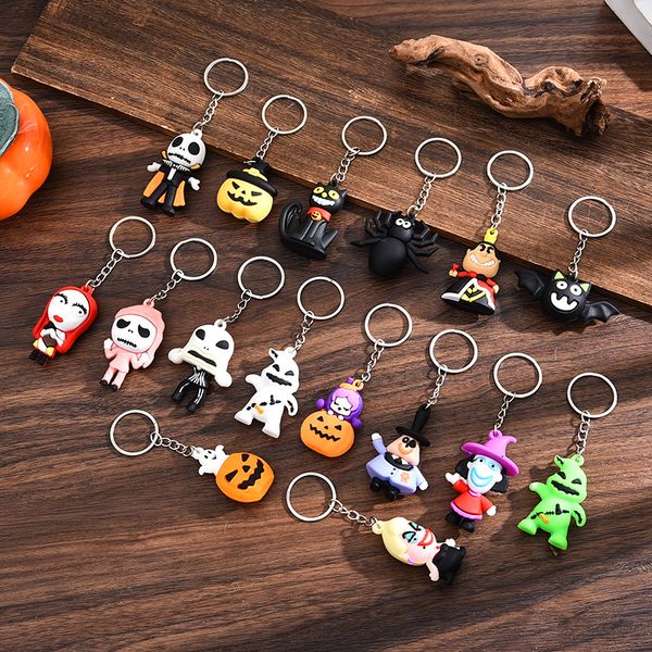 

Trendy Halloween Silicone Keychain - Cute Ghost/Pumpkin/Witch Charm for Kids Party Favors, Bags & Keys