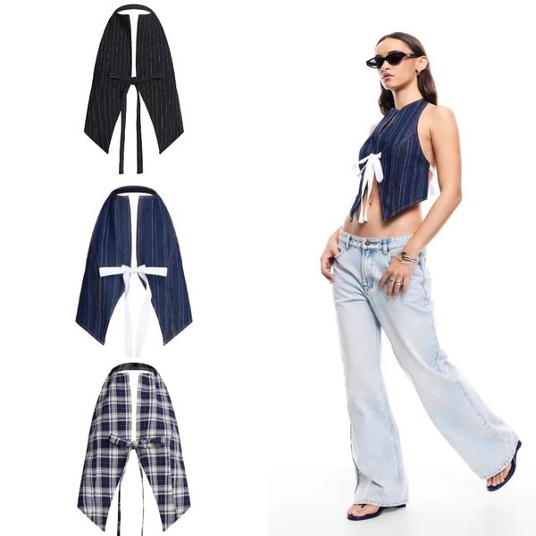 

Womens Two Piece Sets faux suede princess slim fit top with lines eyelets tie straps hanging neck top low waist hot pants, Purple