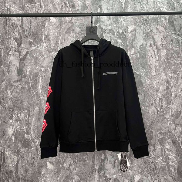 

5A Designer hoodie high-quality men's and women's hoodies sweatshirts pullovers letter printed zippers long sleeves street fashion chrome hoodie tracksuit 747, A2
