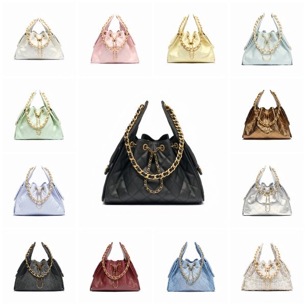 

Top-quality Designer bags Luxury Bag 25 Letter Handbags Genuine Leather grained Chain bag Shoulder Bag women Cross Body bags sac de luxe leather Tote bag Casual Tote, Blue